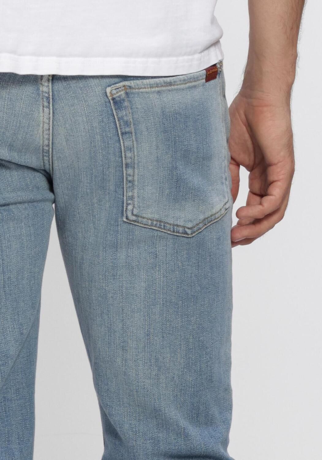 Blauwe 7 FOR ALL MANKIND Straight leg jeans THE STRAIGHT 32" STEELWATER - large