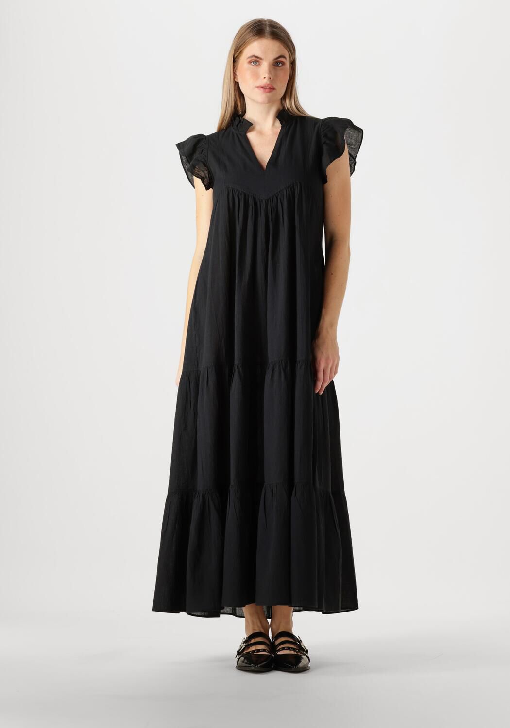 Devotion Maxi Jurk Dames Terrific, Maat: L, Kleur: Zwart
