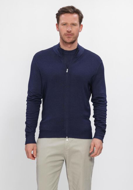 Donkerblauwe GRAN SASSO Vest JACKET ZIP - large