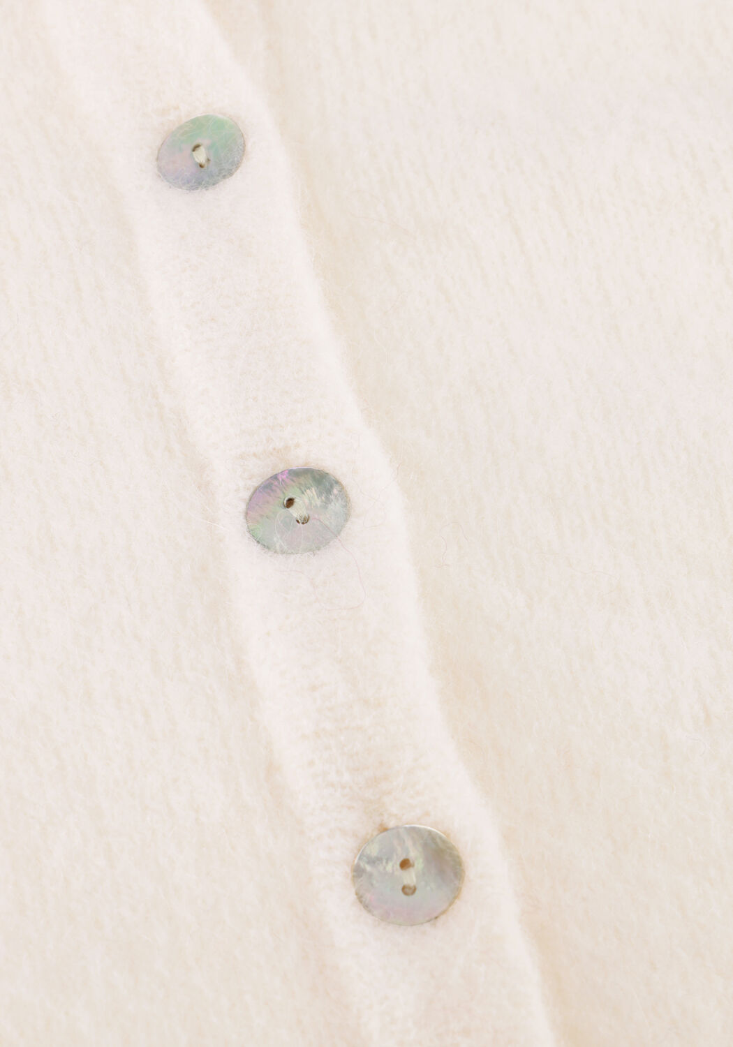 Gebroken wit AMERICAN VINTAGE Vest VITOW CARDIGAN - large