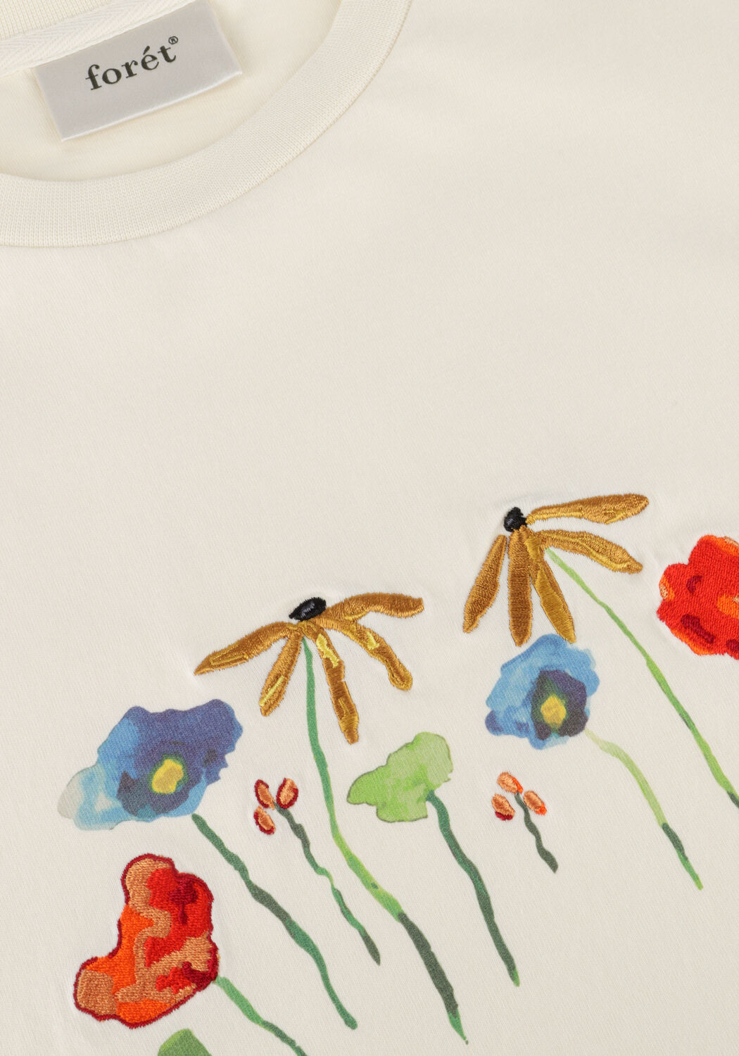 Creme FOR&Eacute;T T-shirt BOTANIC T-SHIRT - large