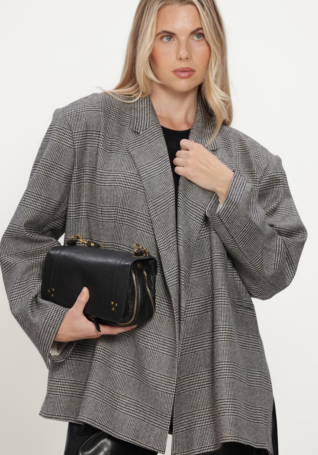 Grijze RHUNE Blazer A-SHAPE ANOUK BLAZER PRINCE DE GALLE - large