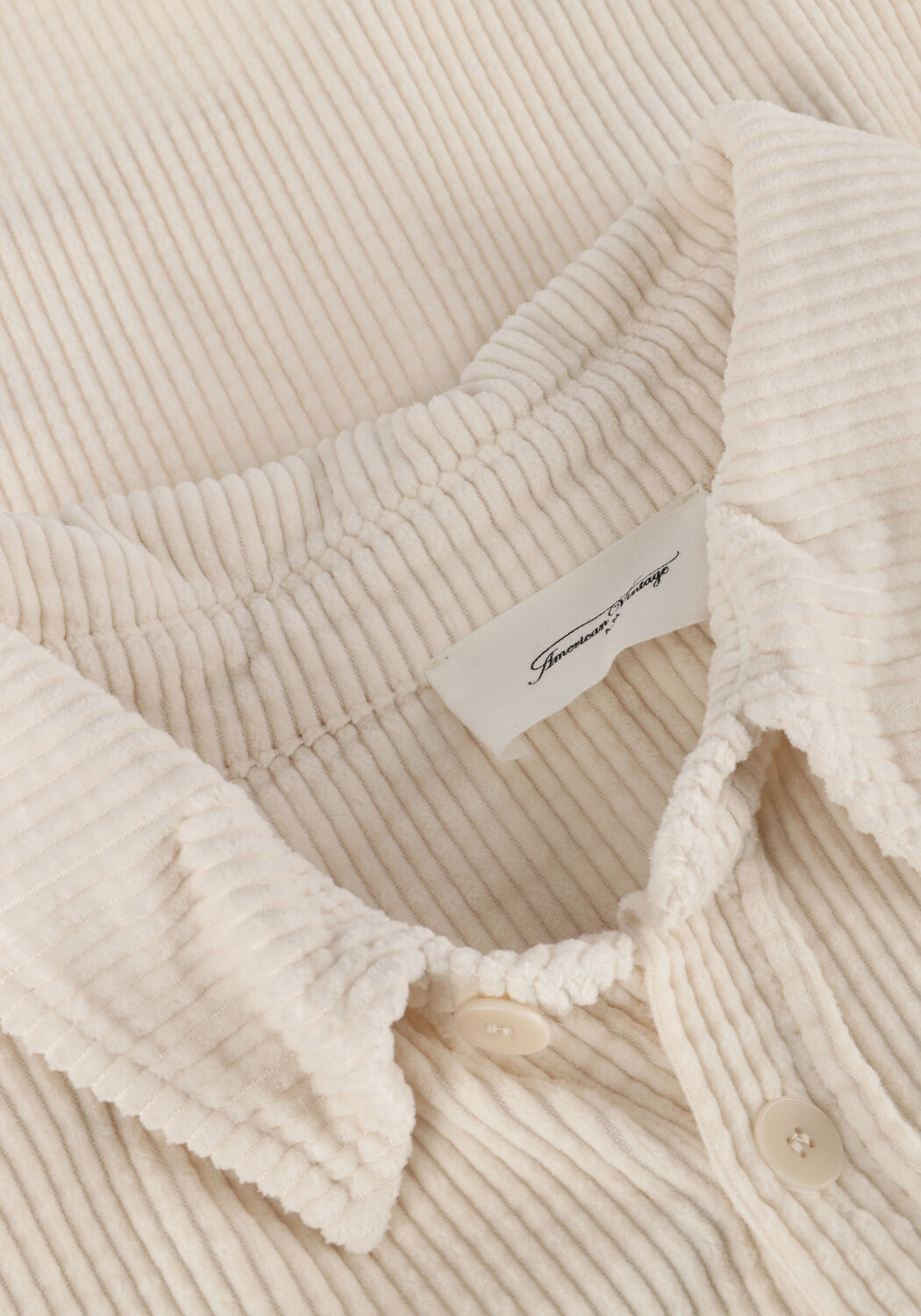 Ecru AMERICAN VINTAGE Casual overhemd PADOW - large