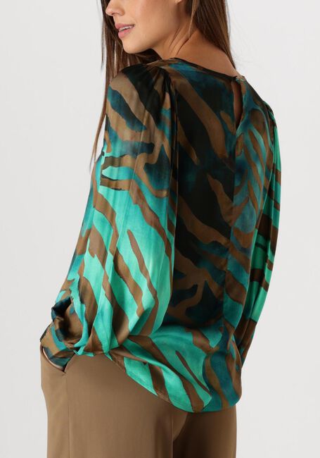 Blauwe SUMMUM Top TOP PAINTED TIGER - large