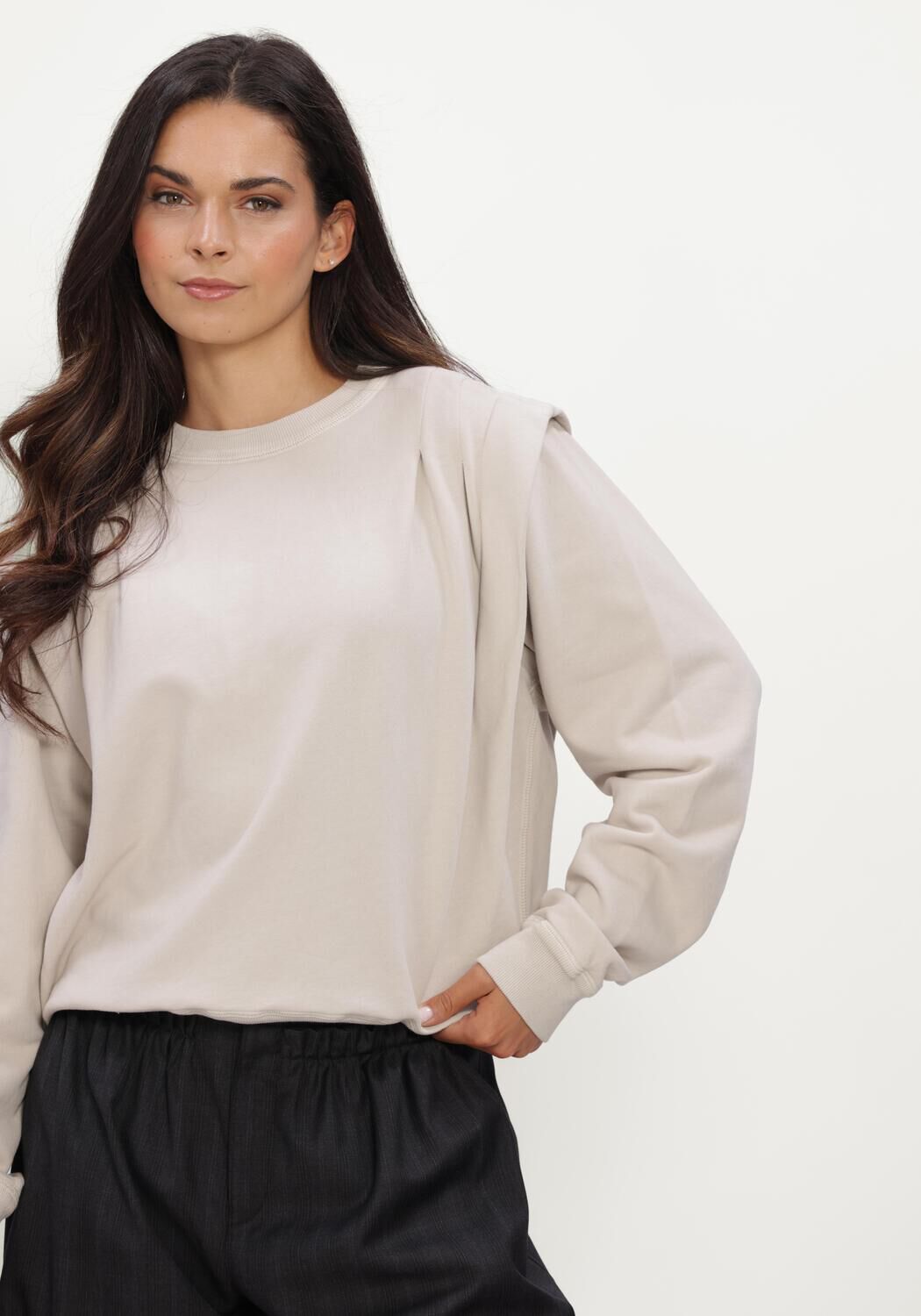 Beige ISABEL MARANT Sweater SOLDY SWEAT SHIRT - large