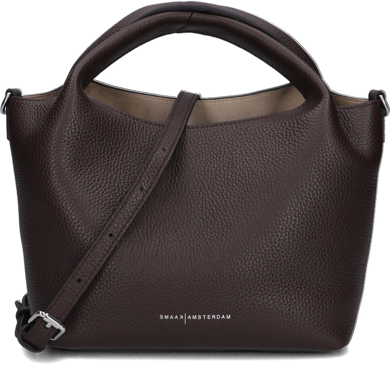 Smaak Amsterdam Smaak Amsterdam Handtas Dames Daisy, Materiaal: Leer, Kleur: Bruin