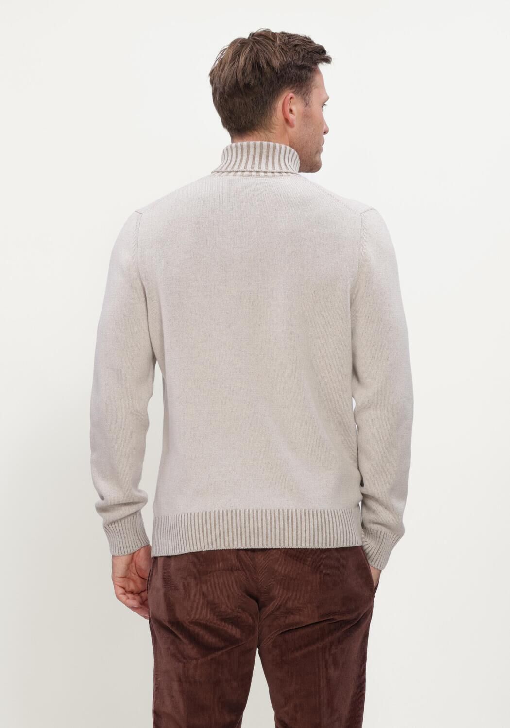 Beige GRAN SASSO Coltrui TURTLE NECK - large