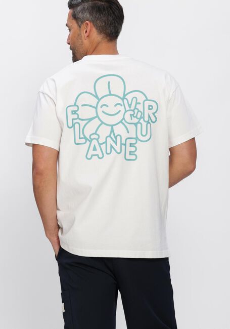 Witte FLANEUR T-shirt HAPPY FLOWER T-SHIRT - large
