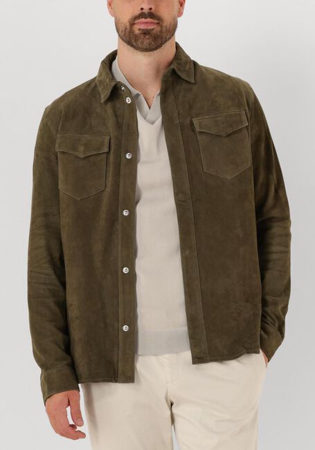 Khaki ALTER EGO Leren jas ROBERT - large