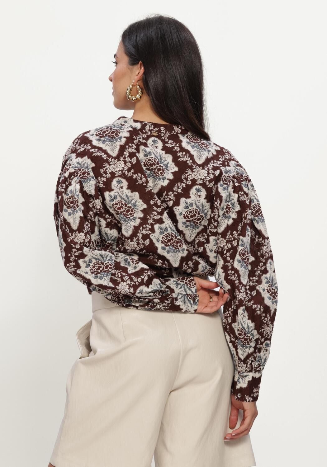 Bruine ANTIK BATIK Blouses IRENE BLOUSE - large