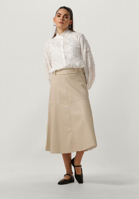 Creme BRUUNS BAZAAR Midirok VEGANI IMMA SKIRT - large