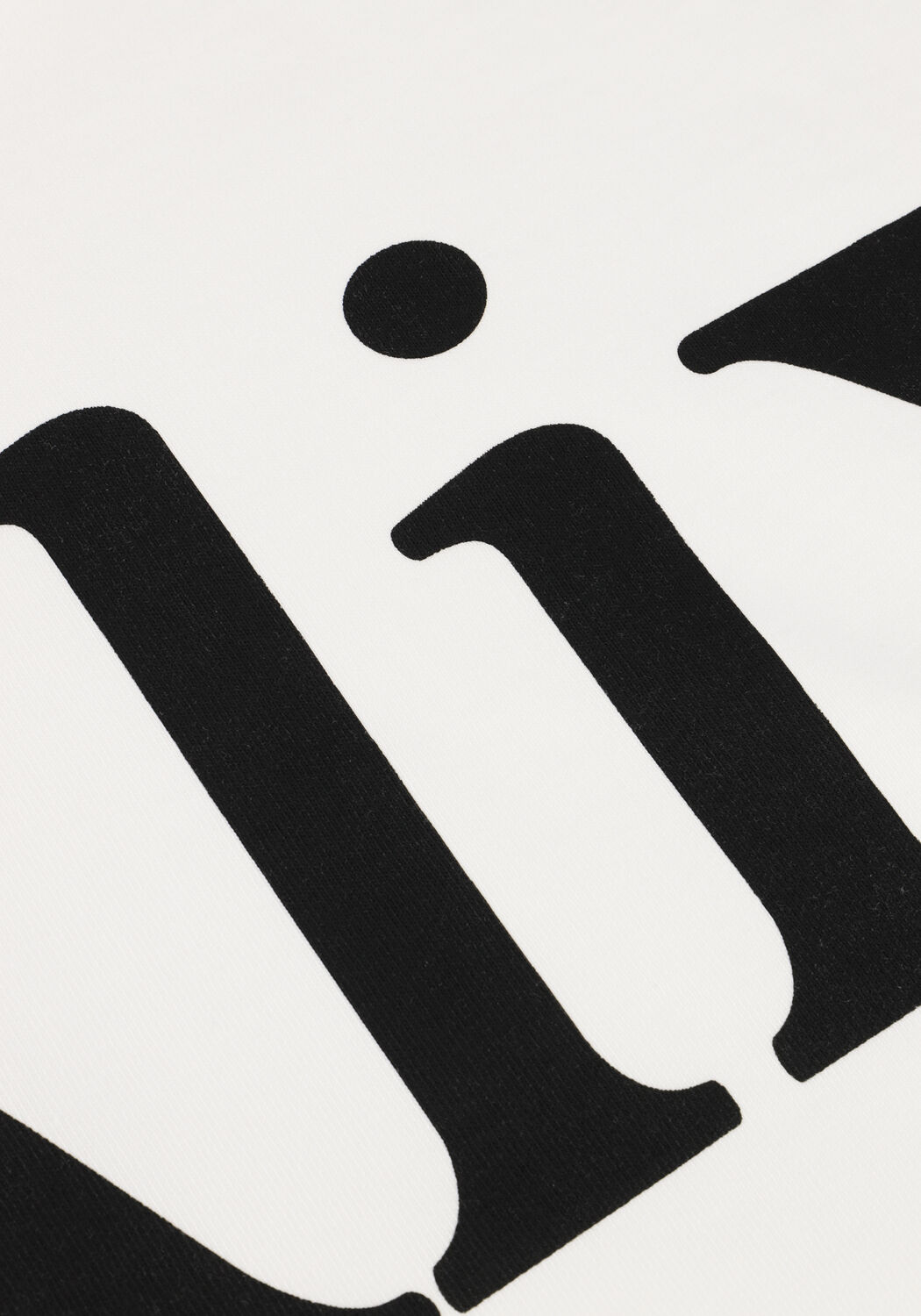 Witte ALIX THE LABEL T-shirt LADIES KNITTED ALIX T-SHIRT - large