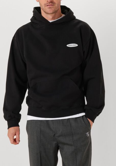 Zwarte BRAM'S FRUIT Truien/vesten F*CK OFF HOODIE - large