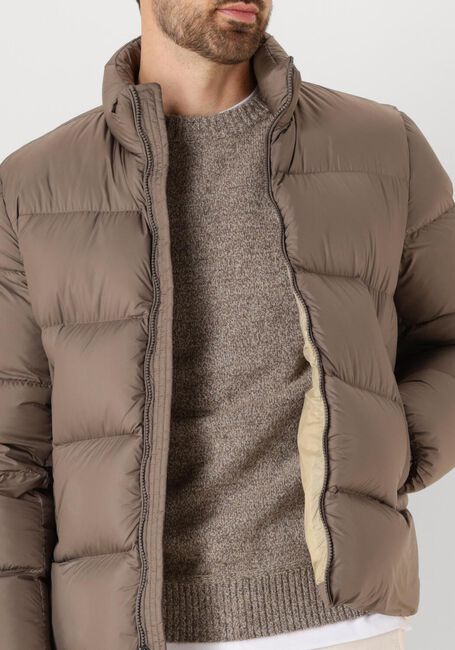 Taupe WOOLRICH Gewatteerde jas CLOUD EAGLE JACKET - large