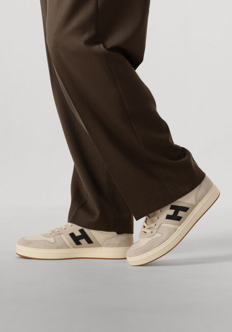 Beige HOGAN Lage sneakers H668 ALLACCIATO H BANDA - large
