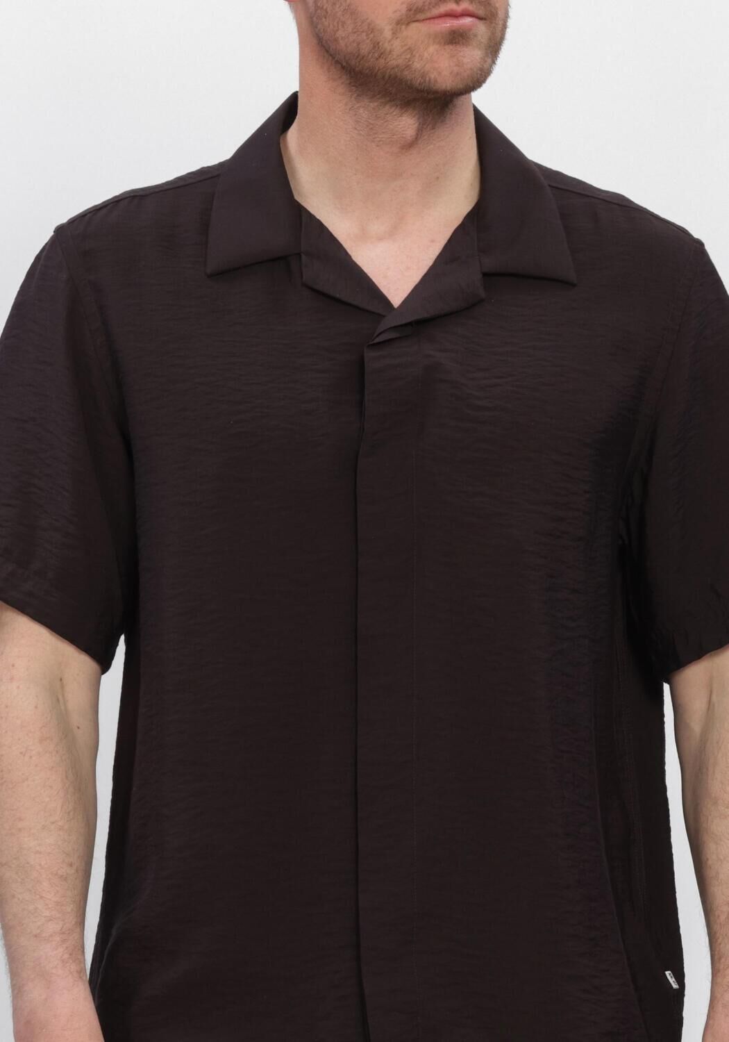 Bruine NN.07 Casual overhemd HANK SS 5971 - large