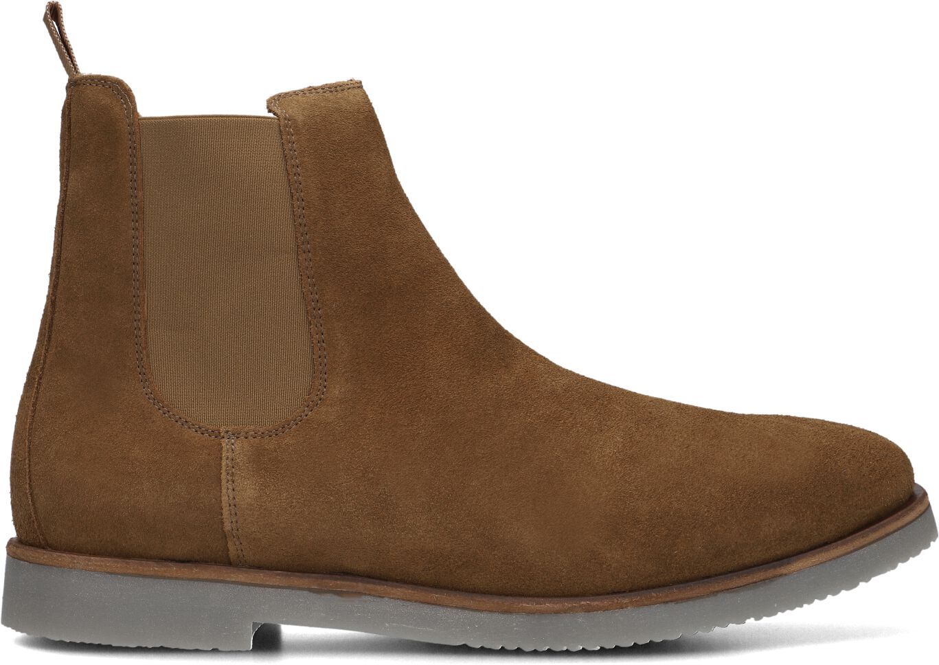 Stefano Lauran Chelsea Boots Heren S3075, Maat: 44, Materiaal: Suède, Kleur: Bruin