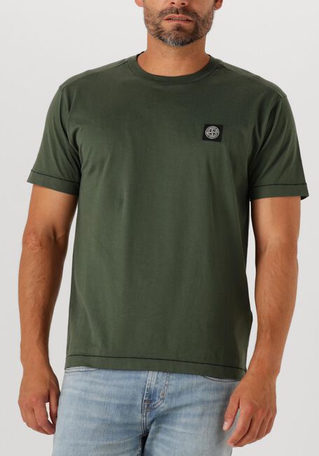 Groene STONE ISLAND T-shirt SS T SHIRT - large