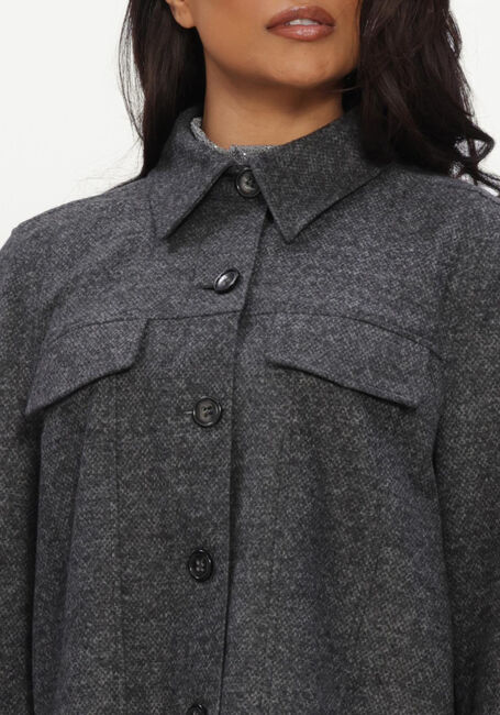 Grijze LUISA CERANO Blouses HEMD AUS PUNTO-MILANO - large