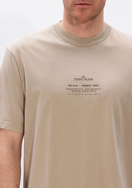 Beige STONE ISLAND T-shirt SS T-SHIRT S0285 - large