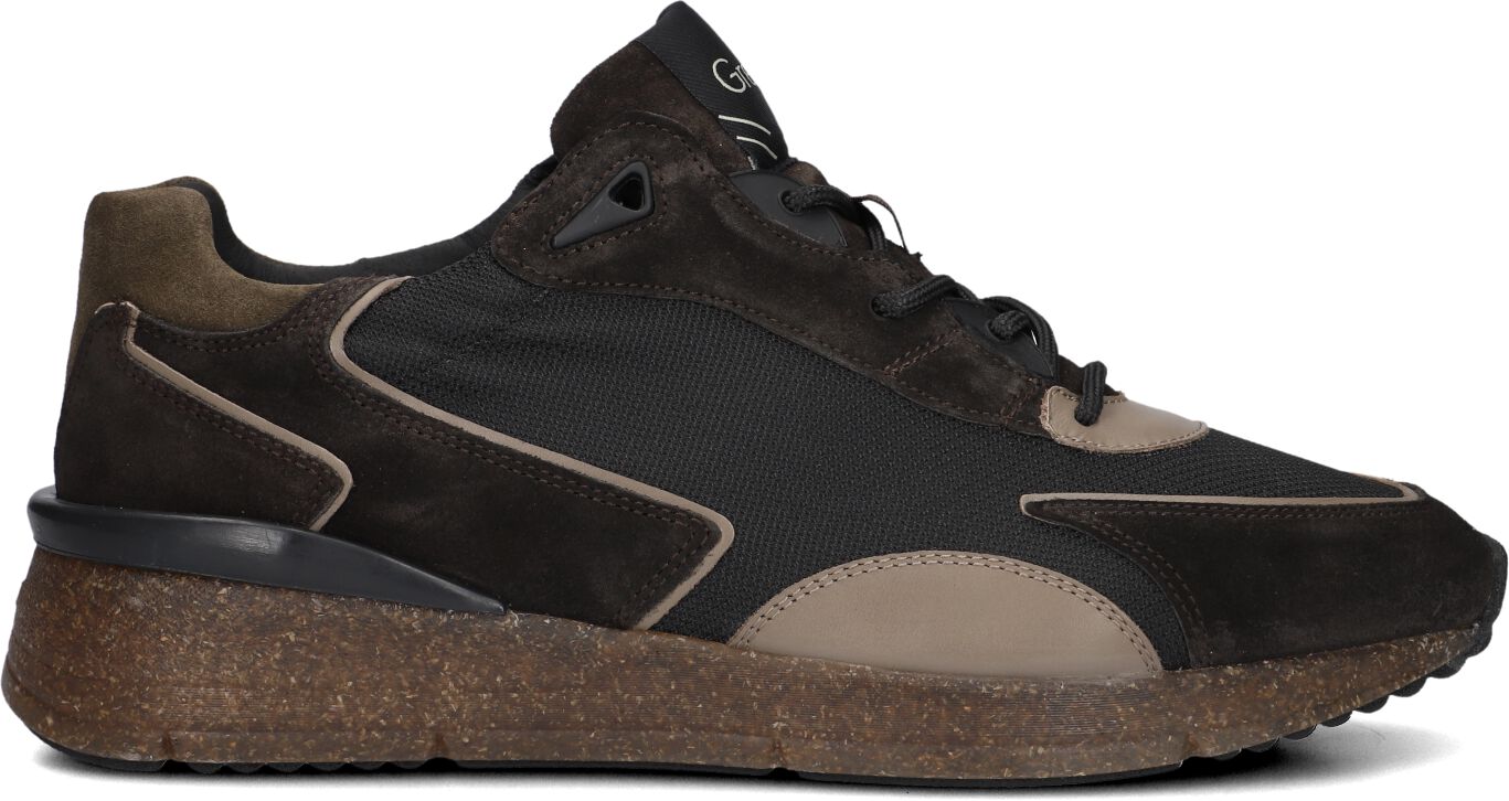 Greve Lage Sneakers Heren Walker H 7285, Maat: 42,5, Materiaal: Suède, Kleur: Bruin