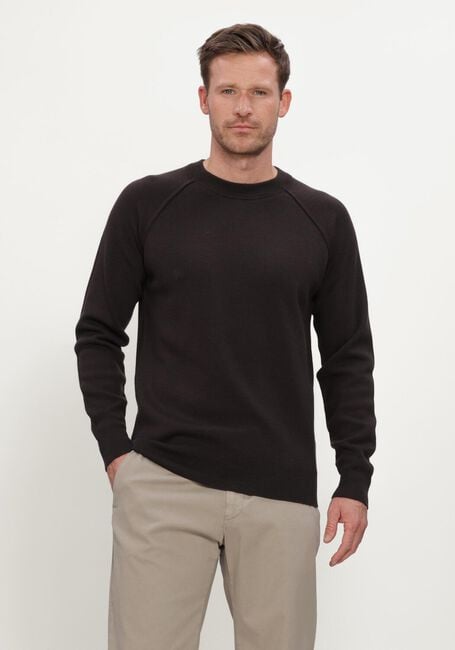 Bruine FILIPPO DE LAURENTIIS Trui G.COLLA M/RAGLAN - large
