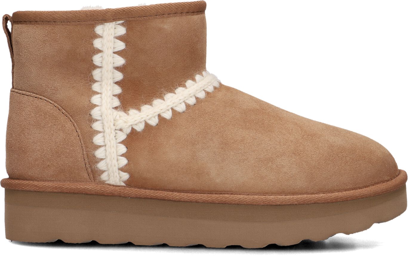 Ayana Vachtlaarzen Dames Sw4w035yw, Maat: 36, Materiaal: Suède, Kleur: Cognac