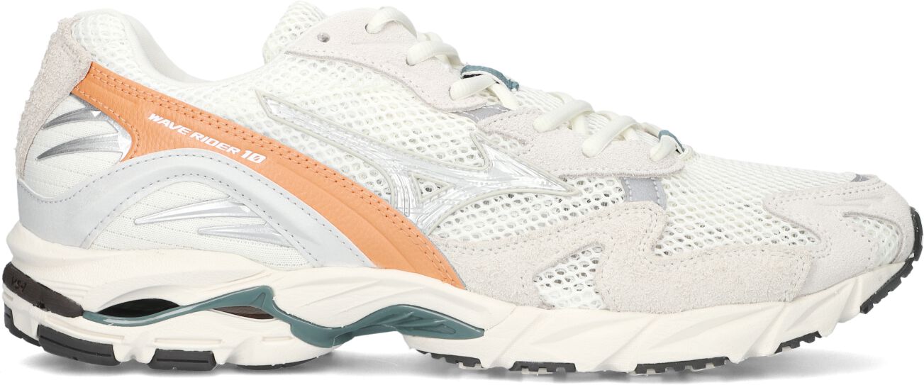Mizuno Lage Sneakers Heren Wave Rider 10 Premium, Maat: 43, Materiaal: Suède, Kleur: Beige afbeelding