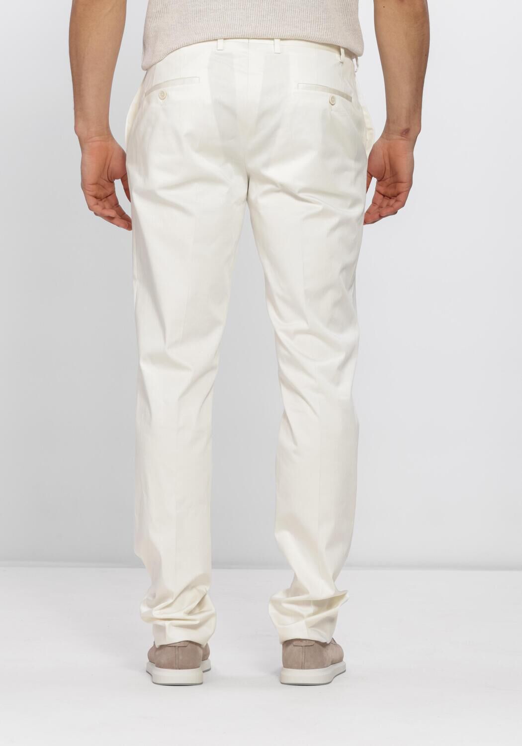 Creme LARDINI Pantalon MAN TROUSERS DROP REG - large