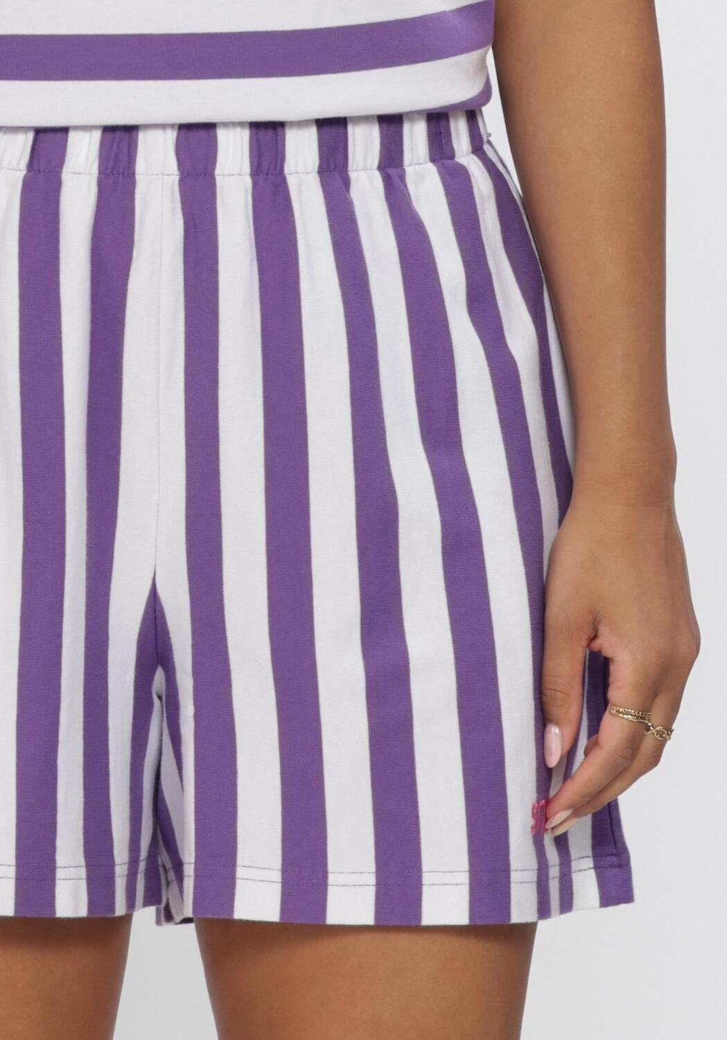 Paarse STIEGLITZ Korte broek JOANA SHORTS - large