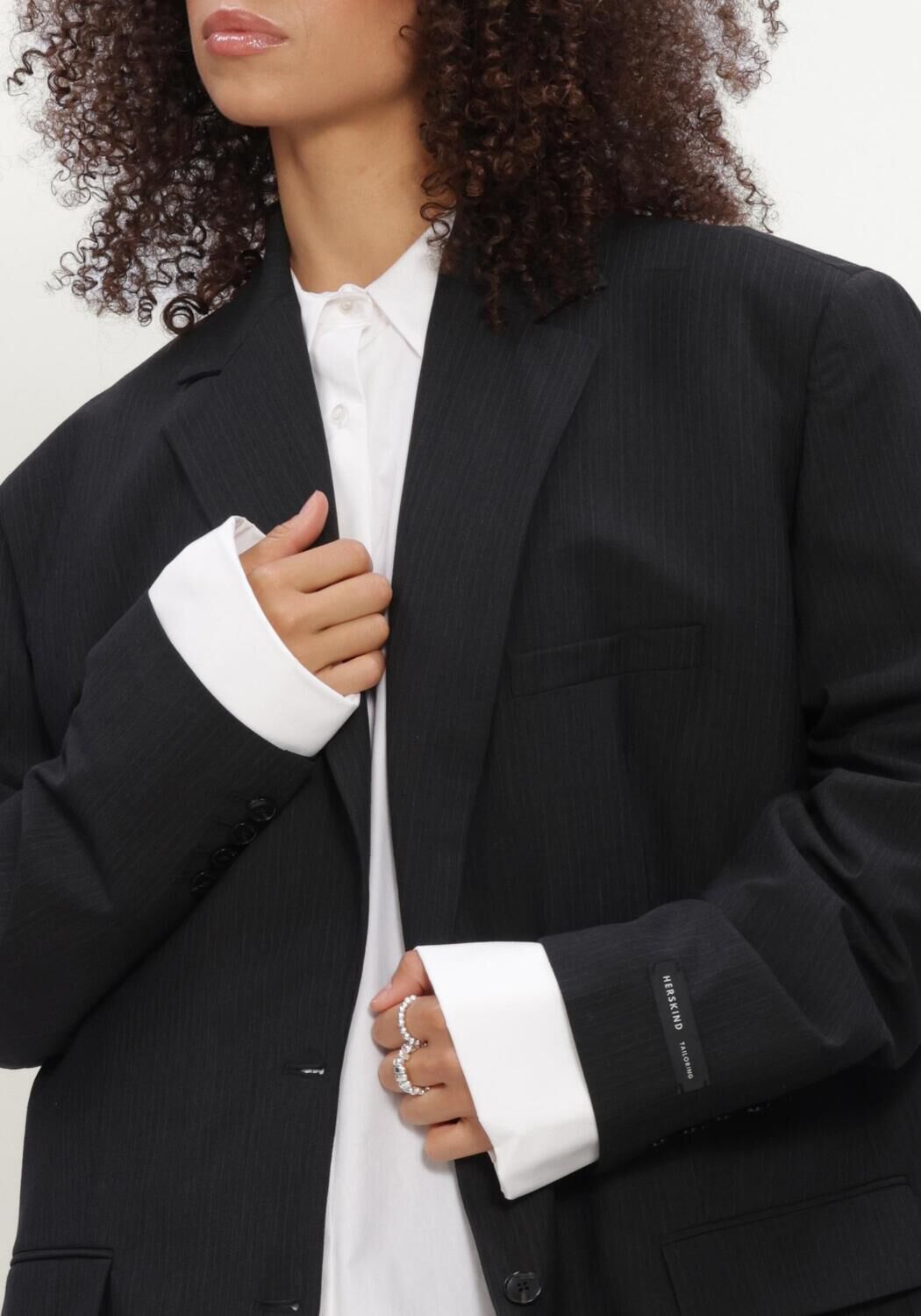 Grijze HERSKIND Blazers RUI OVERSIZED BLAZER - large