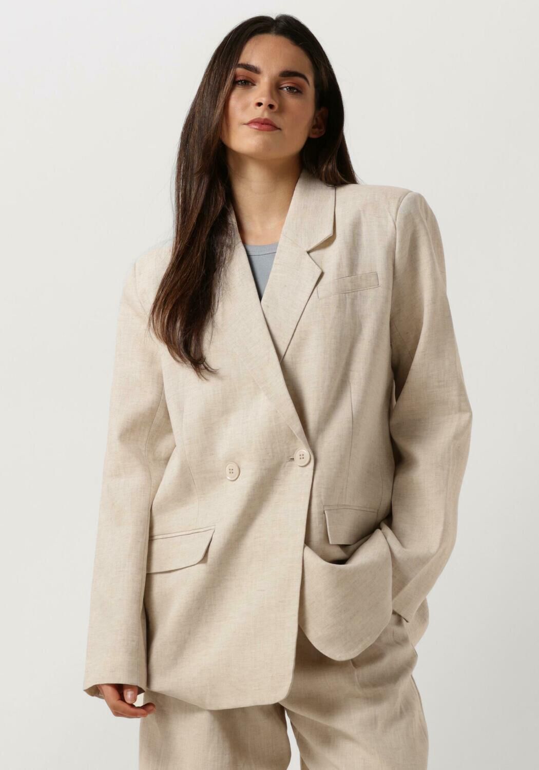 Gestuz Gestuz Blazer Dames Lizagz Linen Blazer