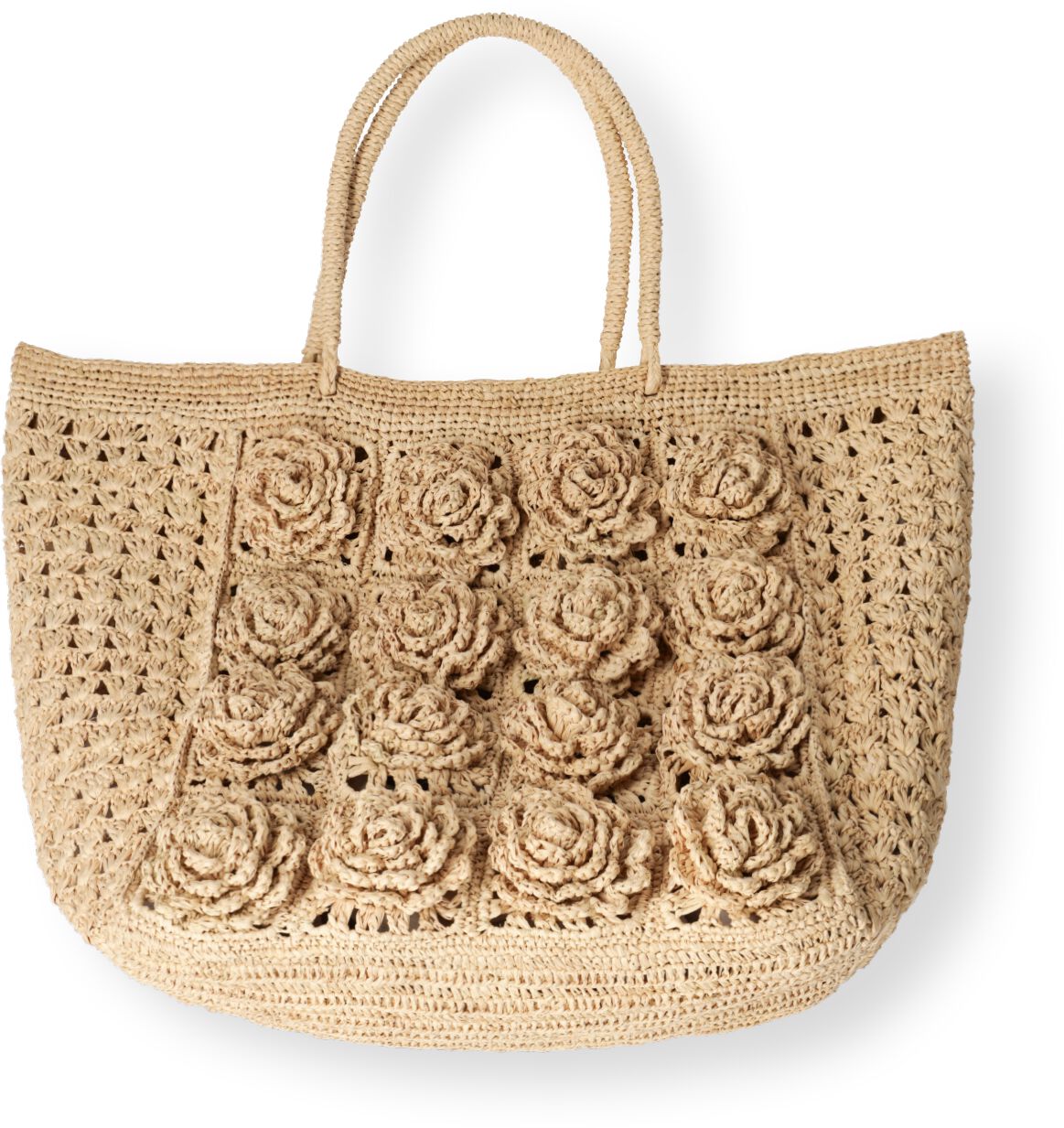 Rabarany Shopper
Dames Tsara Flore, Materiaal: Raffia, Kleur: Beige afbeelding 1