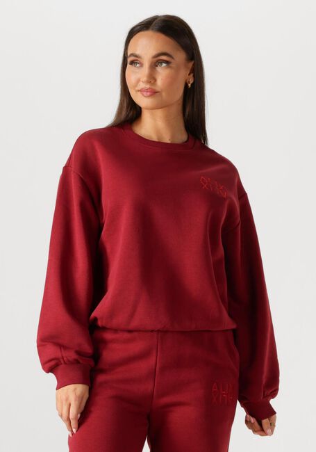 Bordeaux ALIX THE LABEL Sweater LADIES KNITTED ALIX SWEATER - large