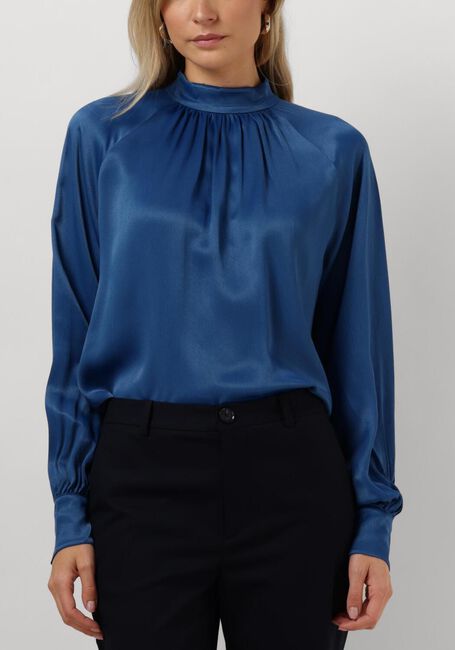 Blauwe MOS MOSH Blouses SILJA GLOSSI BLOUSE - large