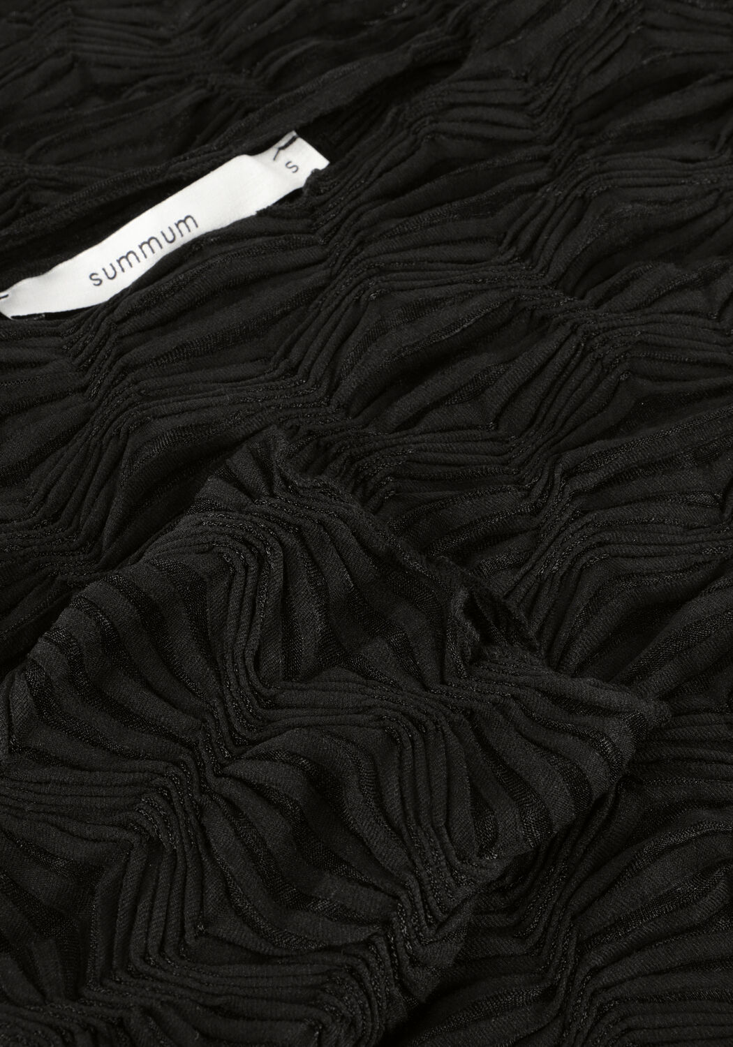 Zwarte SUMMUM Tops & T-shirts TOP SPIDER MESH - large