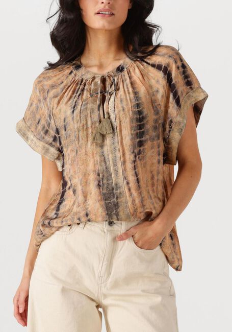 Multi SUMMUM T-shirt TOP TIE DIE PRINT - large