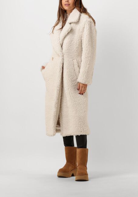 Witte UGG Teddy jas GERTRUDE LONG TEDDY COAT - large