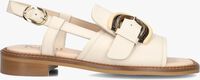 Beige PERTINI Platte sandalen 35151 - medium