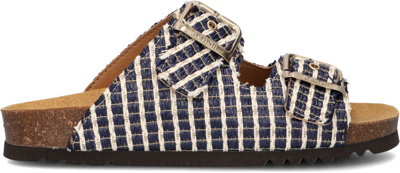 Scholl Slippers
Dames Noelle Raffia, Maat: 39, Materiaal: Kunststof, Kleur: Blauw