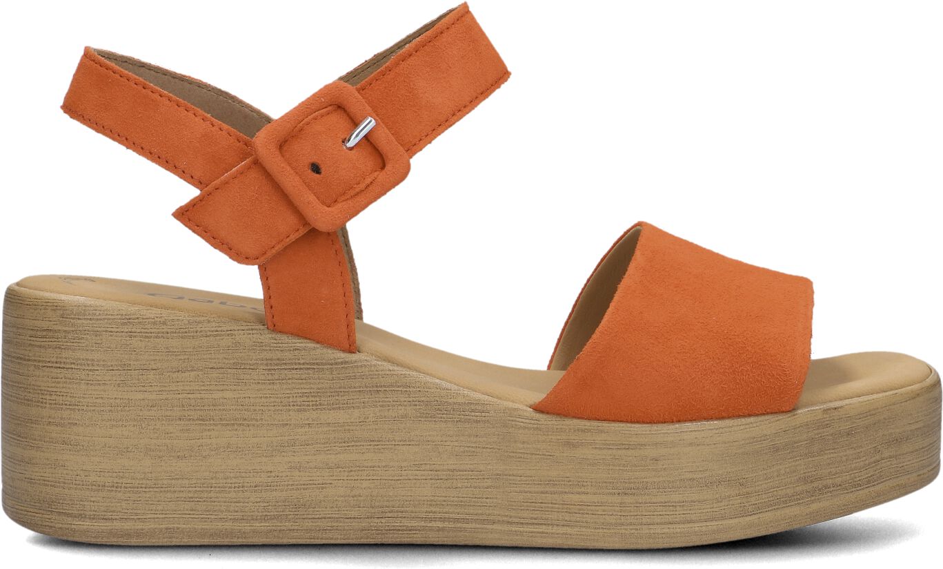 Gabor Sandalen
Dames 531, Maat: 37,5, Materiaal: Suède, Kleur: Oranje