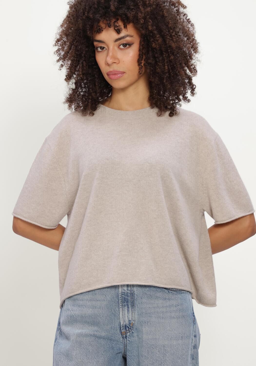 Beige LISA YANG T-shirt CILA T-SHIRT - large