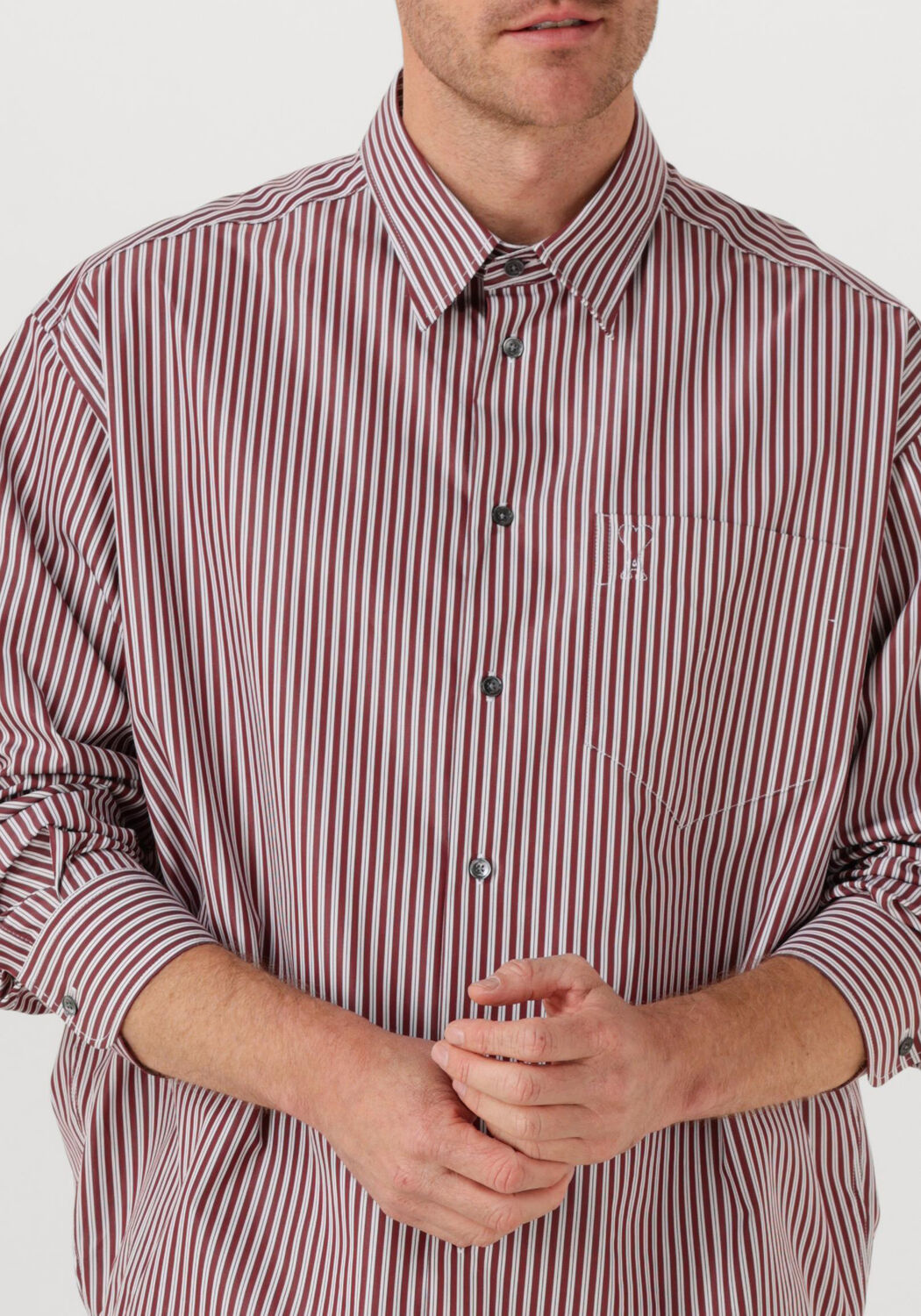 Bordeaux AMI PARIS Overhemden CHEMISE BOXY - large