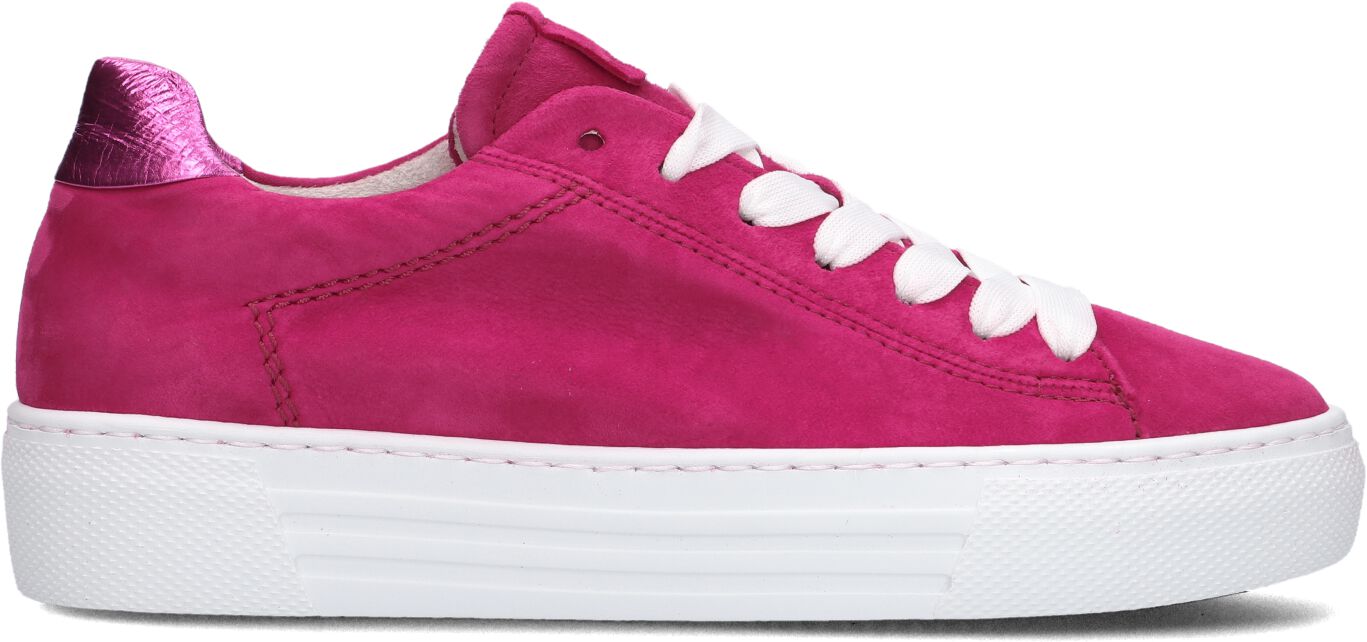 Gabor Lage Sneakers Dames 460.1, Maat: 38,5, Materiaal: Suède, Kleur: Roze