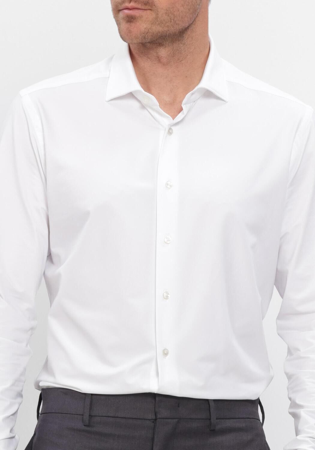 Witte XACUS Klassiek overhemd 11460 ACT558ML VAR070 - large