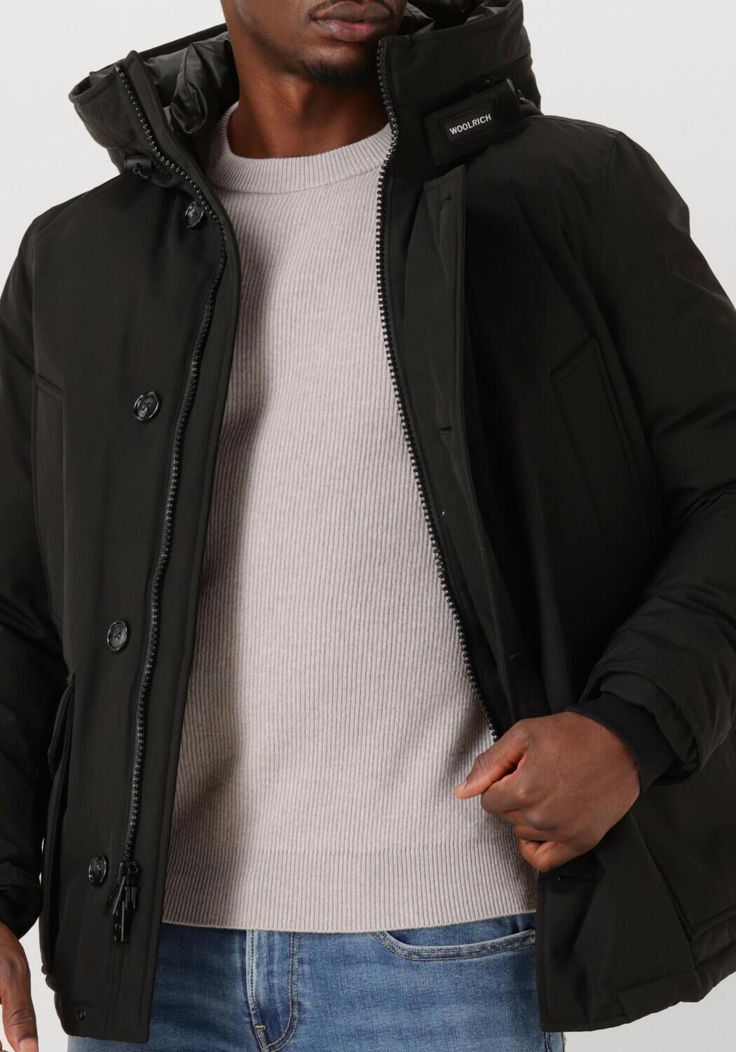 Zwarte WOOLRICH Winterjassen ARCTIC ANORAK - large