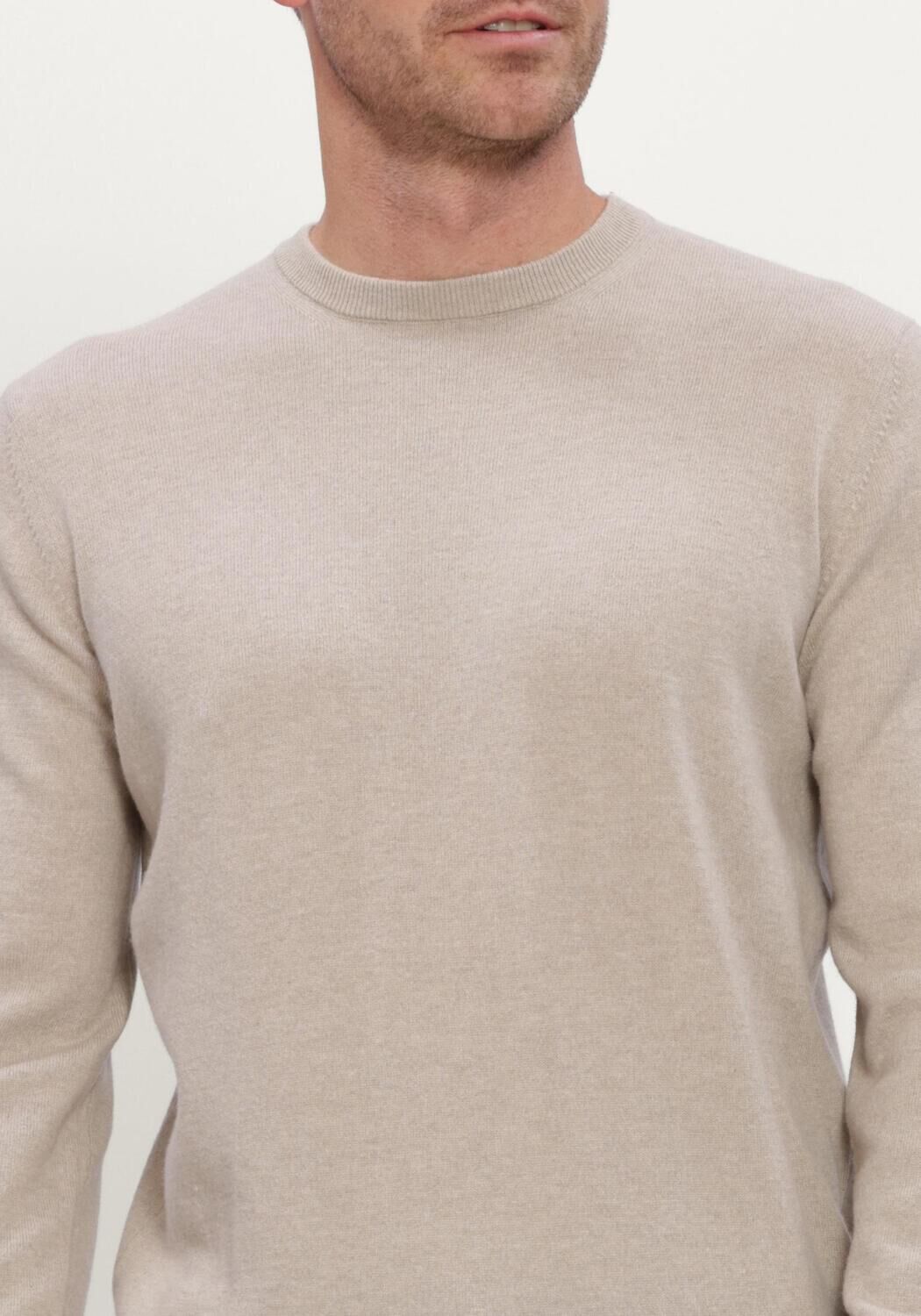 Beige FILIPPO DE LAURENTIIS Trui G. COLLO ML - large