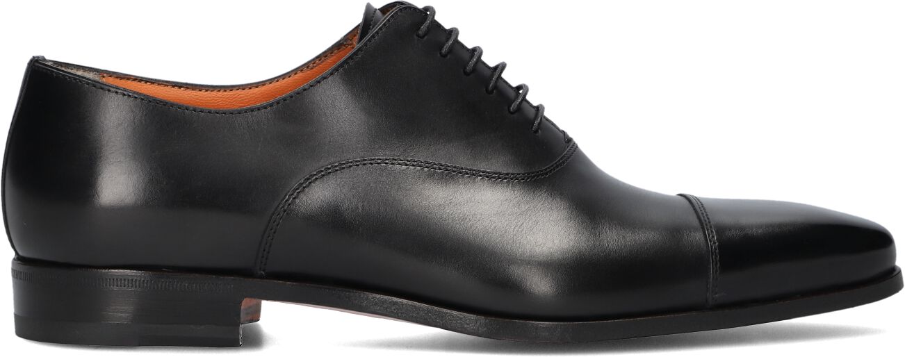Santoni Veterschoenen
Heren 15004, Maat: 39, Materiaal: Leer, Kleur: Zwart