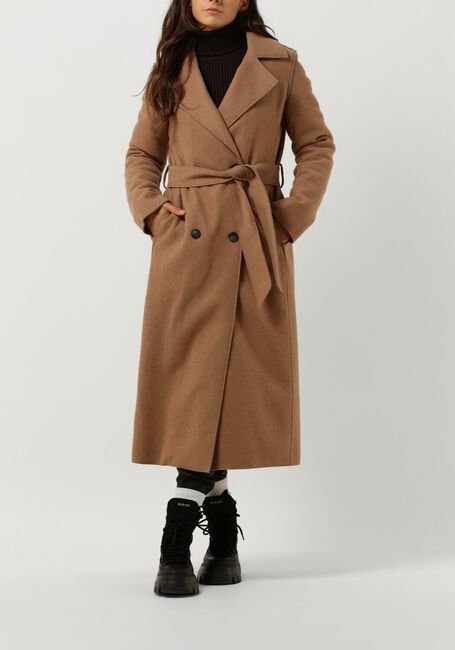 Camel BEAUMONT Mantel BELTED COAT - large