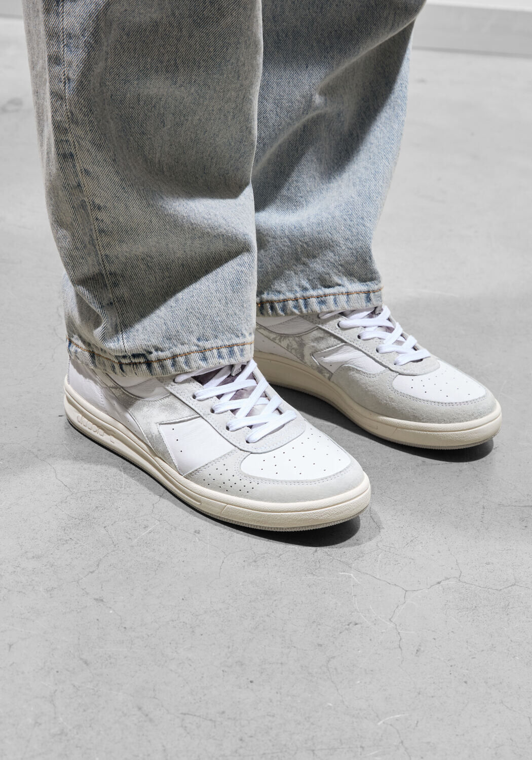 Gebroken wit DIADORA HERITAGE Lage sneakers B.ELITE FORO USED ITALIA - large